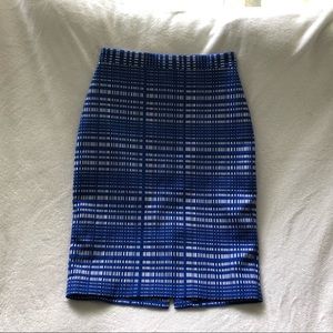 Banana Republic vibrant blue pencil skirt sz 4P